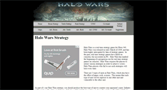 Desktop Screenshot of halowarsstrategy.com