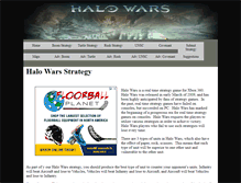 Tablet Screenshot of halowarsstrategy.com